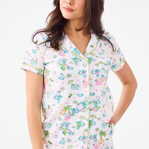 NEW WITH TAGS Roller Rabbit Pool Party Polo Pajamas Size M